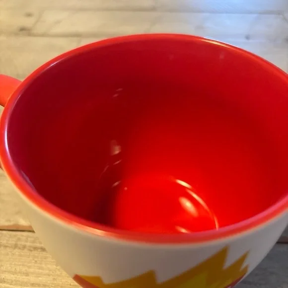 Disney Inside Out 2 ANGER DON'T PUSH MY BUTTONS! Soft Touch Ceramic 16oz Mug NEW - Picture 4 of 13